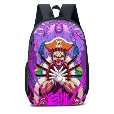 Imagem de Mochila Escolar Infanto Juvenil Anime Buggy One Piece  Novidades 0472 