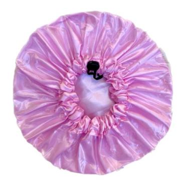 Imagem de Touca banho/umectcao e hidratação 3em1  - Mania Scrunchies , Rosa
