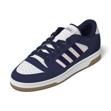 Imagem de adidas Tênis adulto unissex Break Start, Azul escuro/branco/melhor escarlate, 6.5 Women/5.5 Men