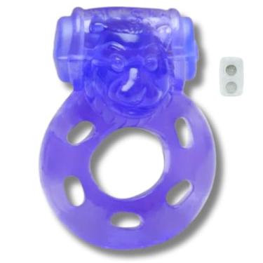Imagem de Anel Peniano Com Vibro Estimulador Clítoris - 2 baterias - Sex Shop (Roxo)