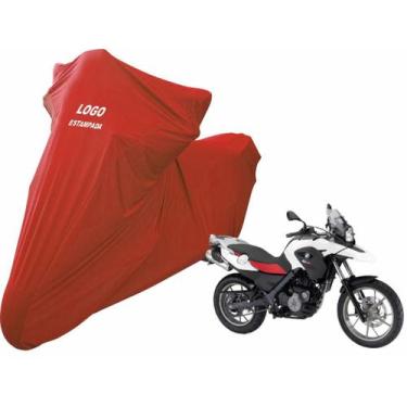 Imagem de Capa De Tecido Para Moto BMW G 650 GS Alta Durabilidade - Mz, Vermelha
