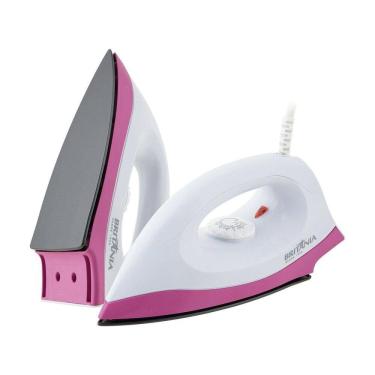 Imagem de Ferro De Passar A Seco Britania 127V Antiaderente Branco/Rosa