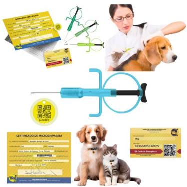 Imagem de Nanochip Animal + Medalha Qr Code P/ Cães, Gatos E Exóticos - Animall 
