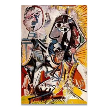 Imagem de Big Heads Murais Diego Rivera – Arte de realismo socialista mexicano, muralista do século 639, coleção clássica do museu de Nova York para decoração de casa 50 x 75 cm