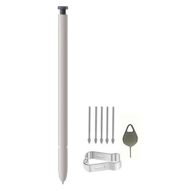 Imagem de Caneta de reposição S25 Ultra para Samsung Galaxy S25 Ultra Stylus 5G todas as versões EJ-PS938BBEGUJ. Caneta Stylus Touch com 5 pontas/pontas (titânio JetBlack)