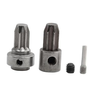 Imagem de YIJU Eixo de carro RC, cubo de aço, engrenagem de transmissão, fácil de instalar, peça resistente, número #6888/x, substitui para carros RC 1/10, Frente E Traseira