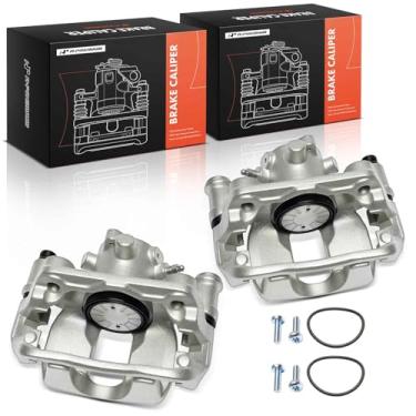 Imagem de A-Premium Pinça de freio adequada para Mercedes-Benz Sprinter 2500 3500 3500XD 2019-2024 1500 4500, com suporte, um lado, 1 pistão, traseira esquerda e direita, um conjunto de 2