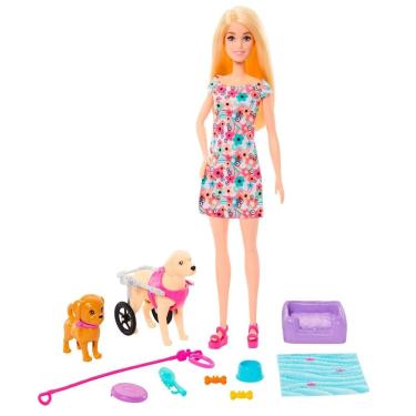 Imagem de Boneca Barbie Family Animais de Estimação Cadeira de Rodas - Mattel