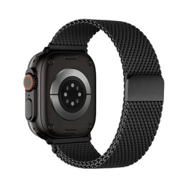 Imagem de Pulseira De Metal Milanese De 49mm 46mm 44mm 45mm 42mm Para Apple Watc