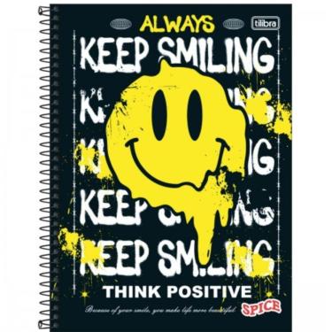 Imagem de Caderno Espiral Universitário Capa Dura 16 Matérias 256 Folhas Spice Tilibra Estampa 3