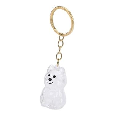 Imagem de Brrnoo Chaveiro Memorial de Cabelo de Cachorro, Pingente Transparente de Lembrança de Pele de Animal de Estimação Com Tampa Segura, para Amantes de Cães Preservarem Memórias Queridas