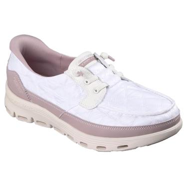 Imagem de Skechers Sapato náutico feminino, Branco/Multi, 35