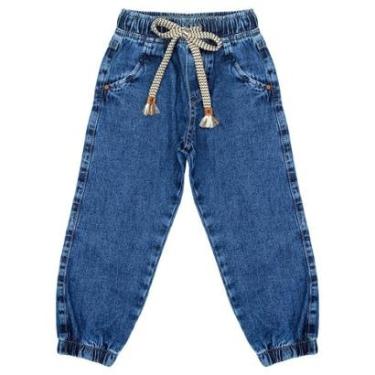 Imagem de Calça Infantil Look Jeans Jogger Vintage Jeans - UNICA - GG-Masculino
