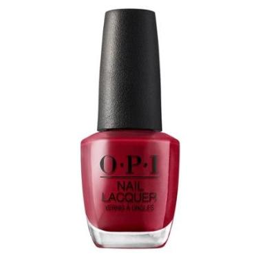 Imagem de Esmalte Cremoso Vermelhos O.P.I Nail Lacquer Chick Flick Cherry-Unissex