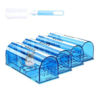 Imagem de Wanqueen 4 Peças De Armadilhas Para Ratos Humanas Que Não Matam, Vivas, Reutilizáveis Ratos, Casa E Ao Ar Livre