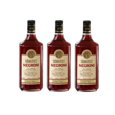 Imagem de Kit Gin Seagers Negroni Vermouth 980ml 3 unidades