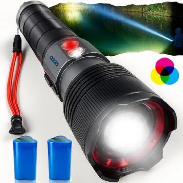 Imagem de Lanterna Mais Forte Do Mundo Ultra Potente Recarregável Tática Pro Cam