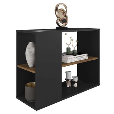 Imagem de Mesa Lateral De Apoio Centro Decorativa Opala Preto Caemmun