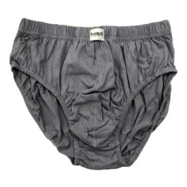 Imagem de Cueca Slip Tradicional 100% Algodão Plus Size Tamanho Grande Taurus, G