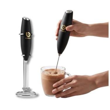 Imagem de Misturador Portátil Espumador e Mixer Para Bebidas Silencioso Premium 