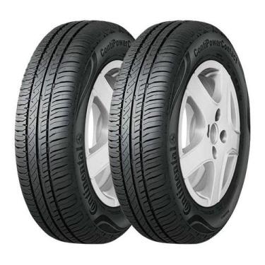 Imagem de Kit 2 Pneus Continental 185/65R15 ContiPowerContact 88H Sandero Logan 