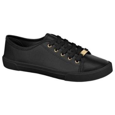 Imagem de Tênis Feminino Casual Napa Preto Total Moleca 5296.510-Feminino