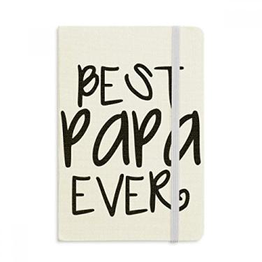 Imagem de Caderno de palavras Bless Father Best Papa Ever oficial de tecido rígido diário clássico