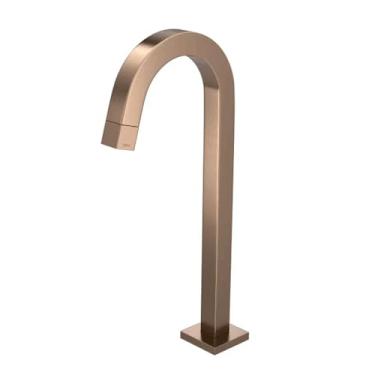 Imagem de Torneira Para Lavatório De Mesa Tube Corten Matte Bica Alta - Deca