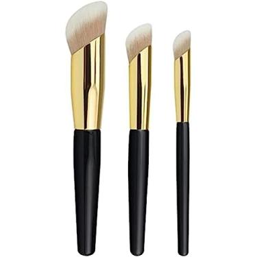 Imagem de Pincel de maquiagem para base, corretivo, pincéis de maquiagem, cabelo sintético, pincel para barriga, base líquida, creme bb, corretivo, pincel de maquiagem, produtos cosméticos