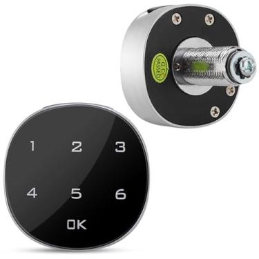 Imagem de Fechadura Eletrônica de Gabinete, Fechadura Eletrônica Digital de Gaveta Segura Sem Chave, Fechadura Sem Chave de Combinação de Código de Dígitos, para Guarda-roupas, Gavetas,