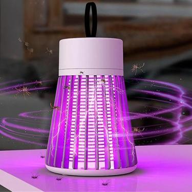 Imagem de Abajur Mata Mosquito Choque Elétrico Recarregável Usb - DESERT ECOM