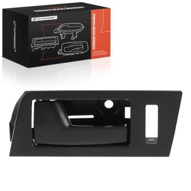 Imagem de A-Premium Maçaneta interna do lado do motorista dianteiro esquerdo compatível com Ford Escape 2008-2012, Focus 2008-2011 e Mazda Tribute & Mercury Mariner, preta, com fechaduras elétricas,