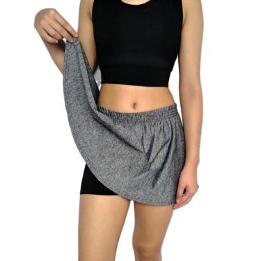 Imagem de Short Saia Feminino Godê Praia Liso Suplex Pp ao Plus Size - Serdan Co