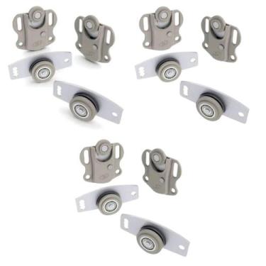 Imagem de 3 Kit Porta Correr Armário E Balcão RO212210 Sobrepor - ROMETAL