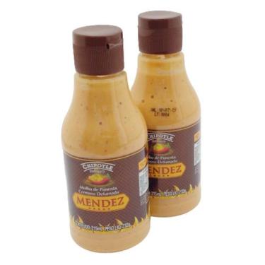 Imagem de Kit Molho Pimenta Mendez 215ml 02 Cremosa Defumada Chipotle