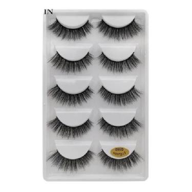 Imagem de Cílios Postiços G5-g6-g8 Mink 5 Pares - Eyelash, G502