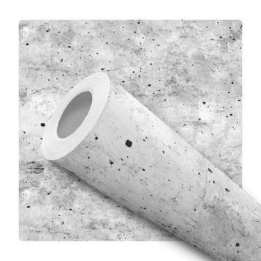 Imagem de Papel de Parede Adesivo Cimento Queimado Cinza Moderno Quarto Sala de 