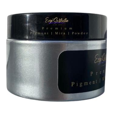 Imagem de Ezgi Sertcetin Pigmento em pó premium 50 g | Cores autênticas, únicas e brilhantes peroladas, metálicas e neon | Especialmente formulado para obras de arte, resina, geleca, plasticina e muito mais