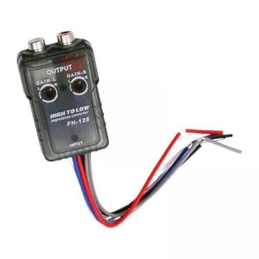 Imagem de AsrMyjcx 2x Conversor de áudio de áudio Alto a Baixo Converter de Impedância de áudio para O Amplificador de Carro de áudio Modificado de Carro Fiação Robusta