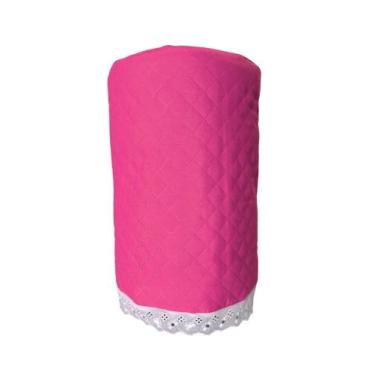 Imagem de Capa Para Galão De Água 20 Litros Com Lese Tecido Matelado Com Bordado