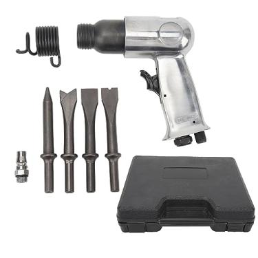 Imagem de Kit de martelo pneumático resistente, ferramenta de perfuração de cinzel, martelo elétrico para reparo de carro, remoção de pastilhas de freio (cano curto de 150 mm)