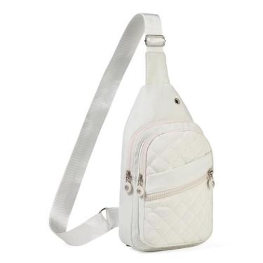 Imagem de Bolsa tipo estilingue YAZEKOUS pequena para mulheres, homens, caminhad