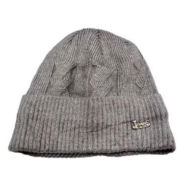 Imagem de Touca Lisa Gorro de Frio Inverno com Forrada Adulto Unissex Classica Q