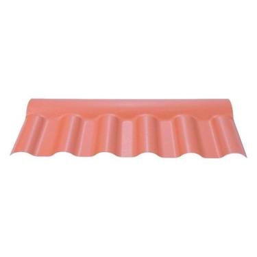 Imagem de Cumeeira PVC Afort Colonial Central Articulada Ceramica/Terracota 88cm