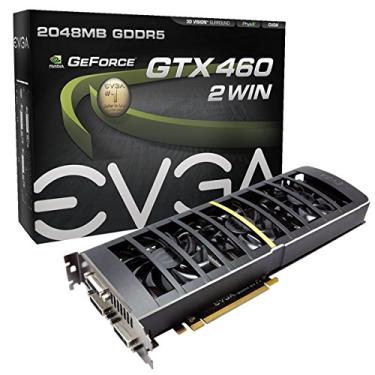 Imagem de EVGA Placa gráfica GeForce GTX 460 2Win 2048 MB GDDR5 PCI Express 2.0 3DVI/Mini-HDMI Limited Graphics, 02G-P3-1387-AR