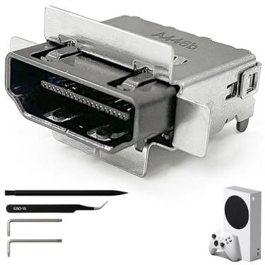 Imagem de Substituição de porta HDMI para Xbox Series S, conector de soquete de exibição para console XSS, M1097399 - Qualidade original OEM