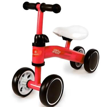 Imagem de Bicicleta De Equilíbrio Infantil Até 20Kg Vermelha Castela