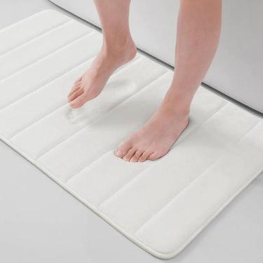 Imagem de Tapete de banho Memory Foam Buganda Ultra Soft 86x51cm Ivory