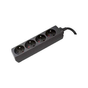 Imagem de Dexlan 808544 Intérieur 4sortieur CA 4m Noir multiprise - Multiprises (Noir Noir 4 m)