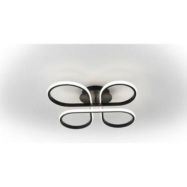 Imagem de Luminária Plafon Sobrepor Prisma Led 3em1 Bivolt 40w Eclick Cor da est